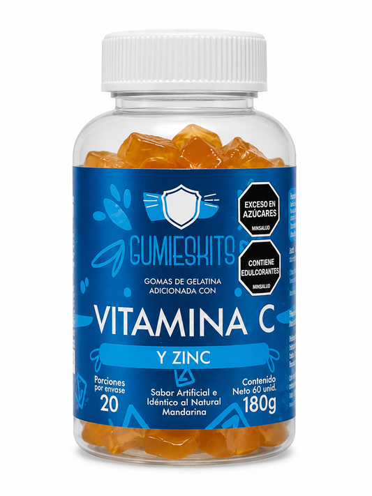 Gomas Vitamina C y zinc
